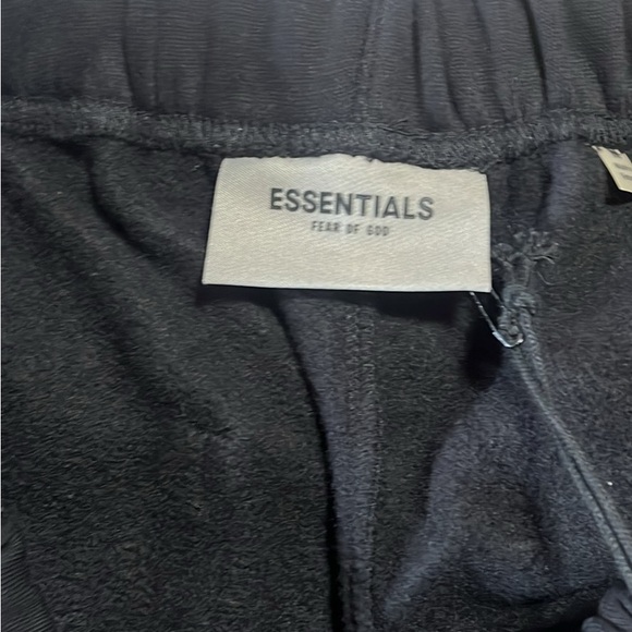 Essentials Black Joggers - Picture 3 of 6